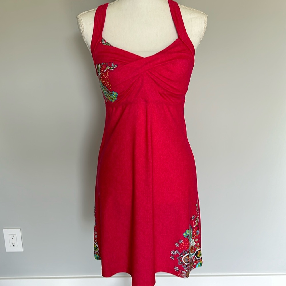 Fun Knit Athleta Dress with Built-in Bra